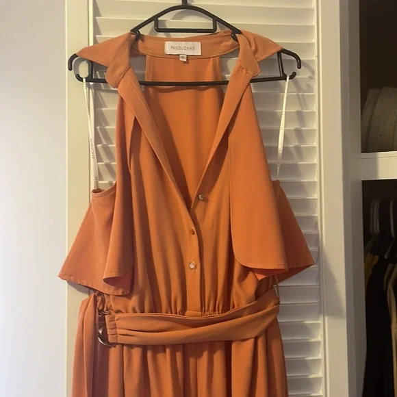 Pasduchas Orange Jumpsuit - Picture 2 of 4